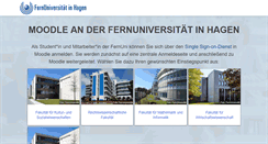 Desktop Screenshot of moodle.fernuni-hagen.de