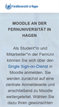 Mobile Screenshot of moodle.fernuni-hagen.de