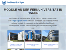 Tablet Screenshot of moodle.fernuni-hagen.de