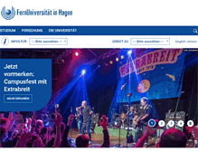 Tablet Screenshot of cl-www.fernuni-hagen.de