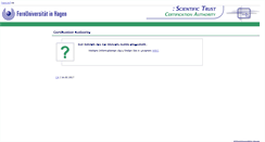 Desktop Screenshot of ca.fernuni-hagen.de